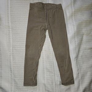 Carter's Black and Tan Houndstooth Leggings